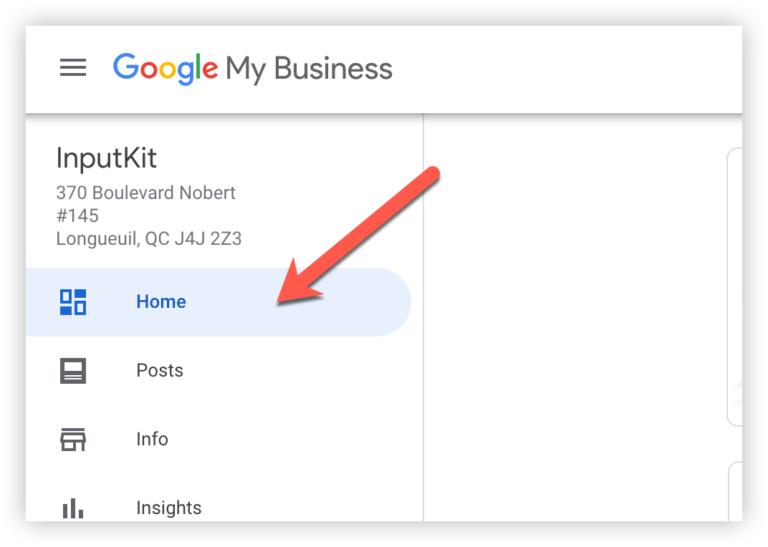 Google Business Profile home page